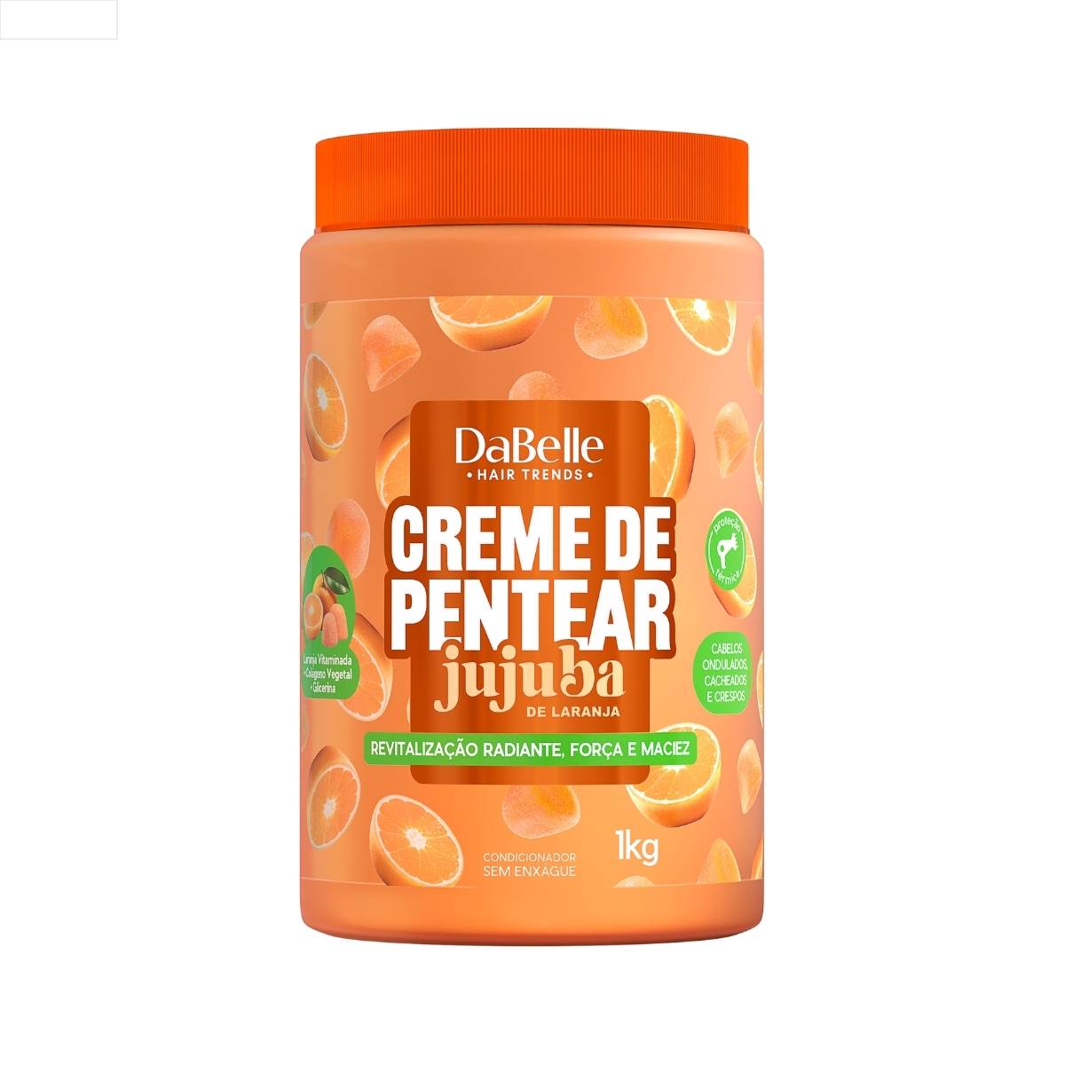 DABELLE CREME DE PENTEAR JUJUBA DE LARANJA 1KG CONDICIONADOR
