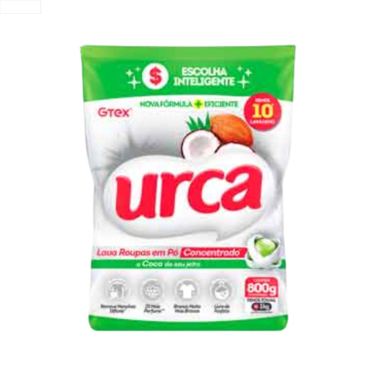 LR PO URCA CONCENTRADO COCO SACHE 20X800G
