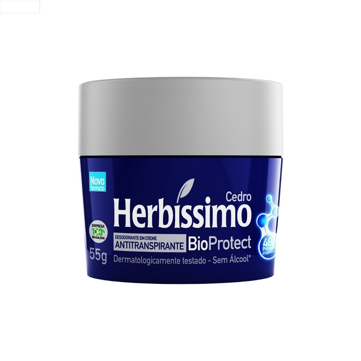 DESODORANTE EM CREME HERBÍSSIMO BIOPROTECT CEDRO 55G