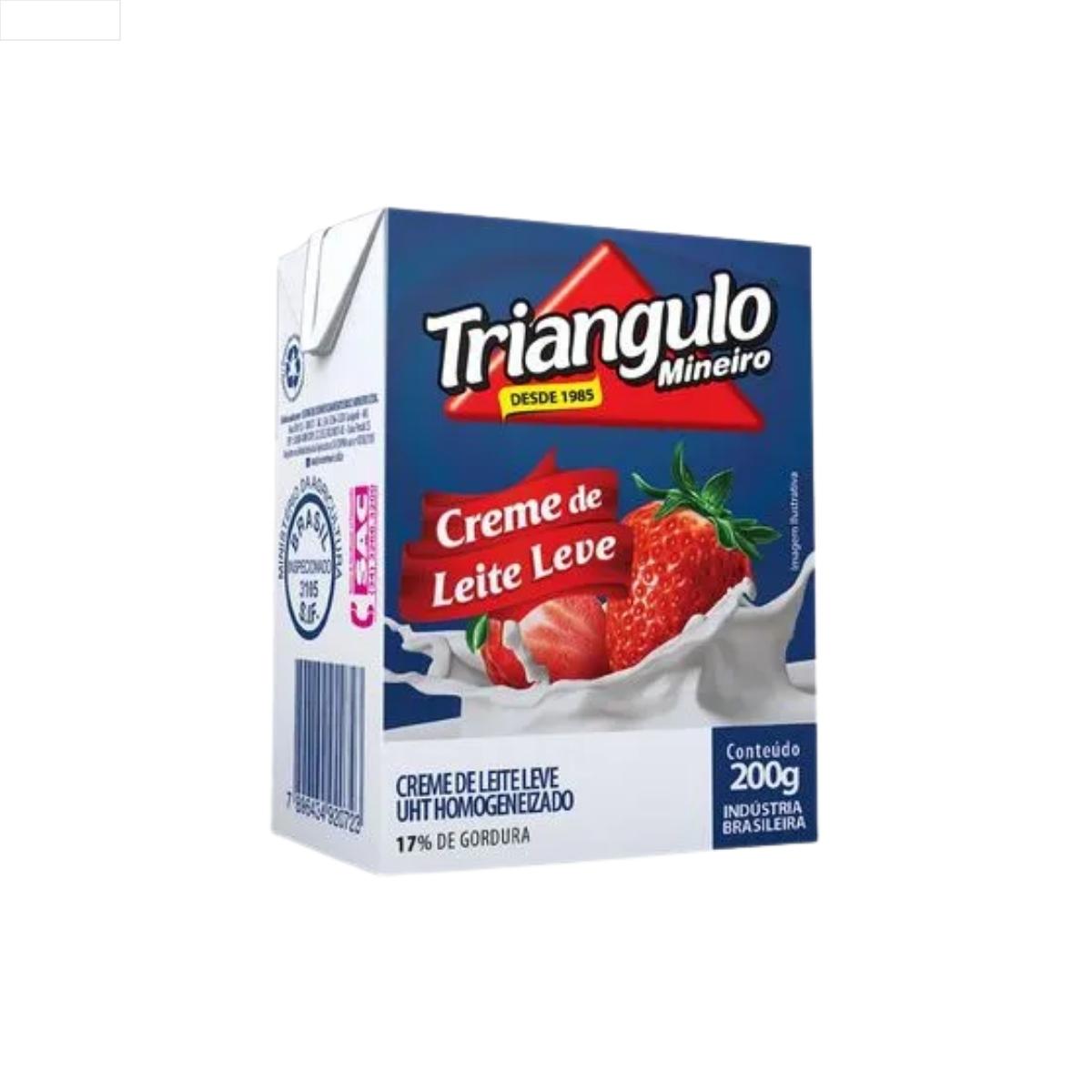 CREME DE LEITE LEVE TRIÂNGULO MINEIRO TETRA PAK 200G