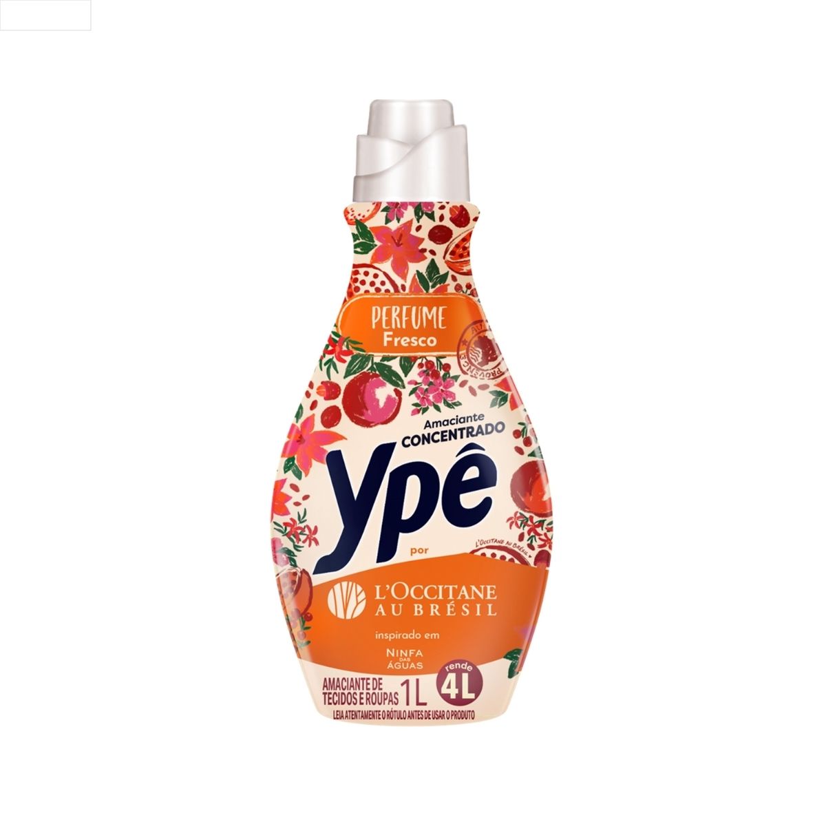 AMACIANTE DE ROUPA CONCENTRADO NINFA DAS ÁGUAS L OCCITANE AU BRÉSIL YPÊ FRASCO 1L