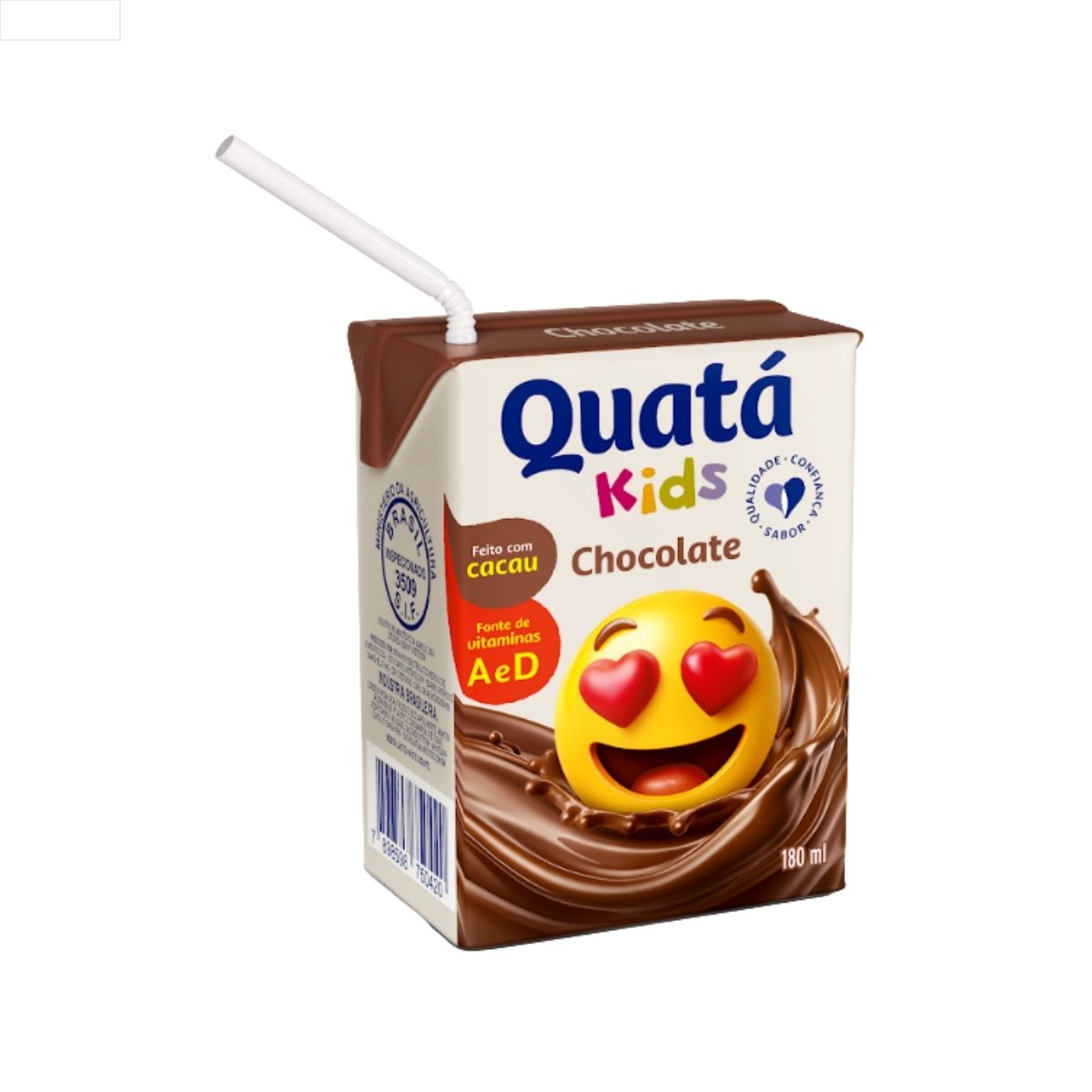 BEBIDA LÁCTEA UHT CHOCOLATE 180 ML - QUATÁ