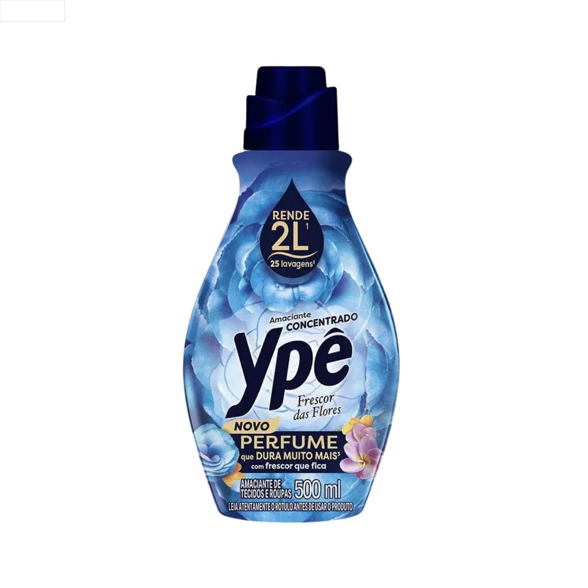 AMACIANTE DE ROUPA CONCENTRADO FRESCOR DAS FLORES YPÊ FRASCO 500ML
