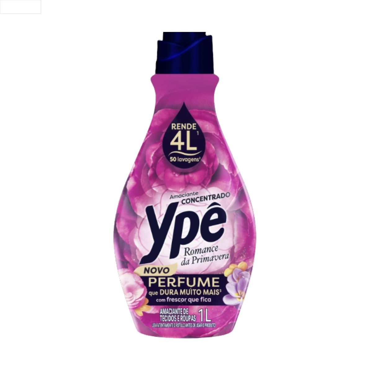 AMACIANTE DE ROUPA CONCENTRADO ROMANCE DA PRIMAVERA YPÊ FRASCO 1L