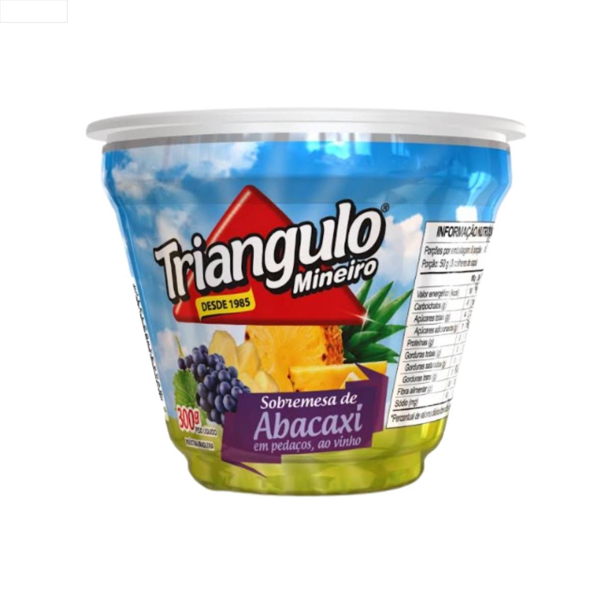 PREPARADO DE ABACAXI AO VINHO EM CUBOS 300G