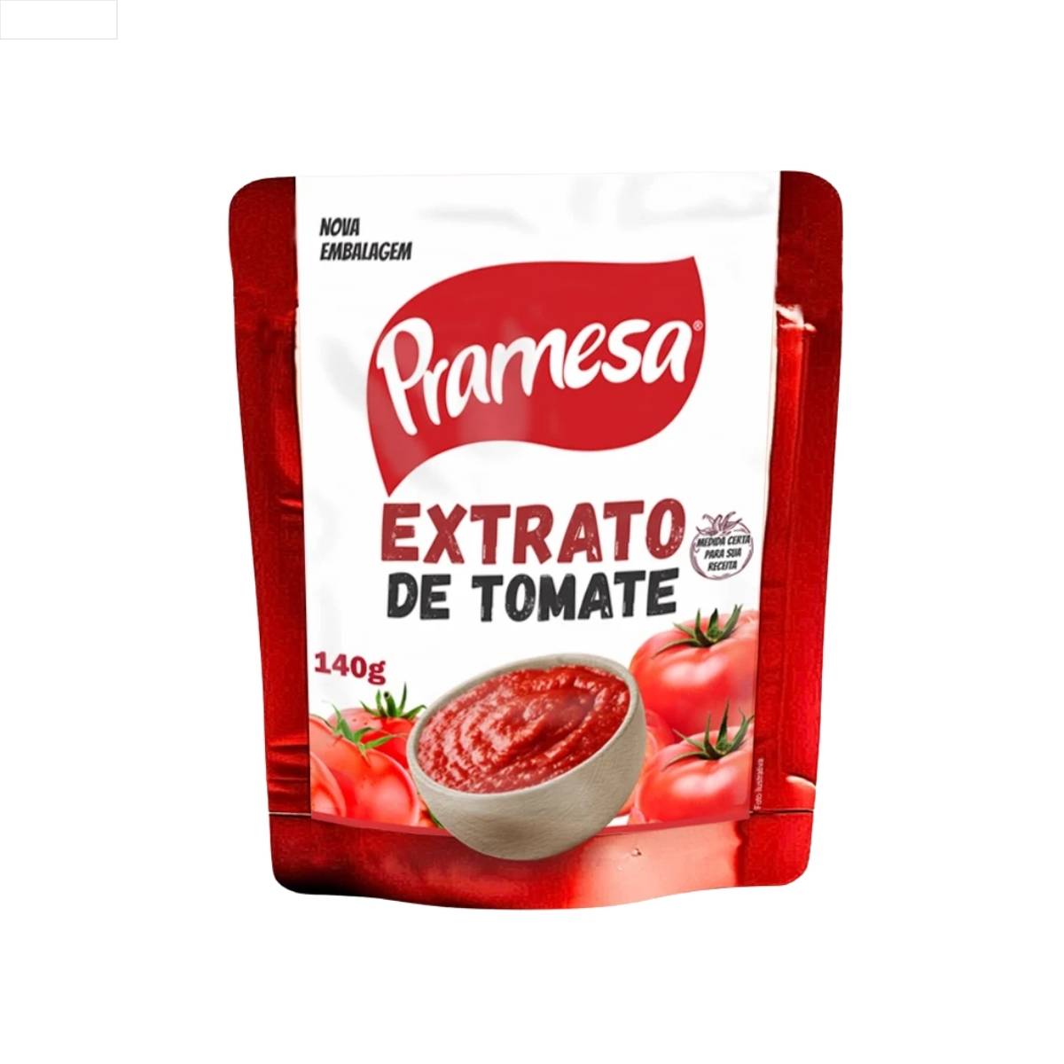 EXTRATO DE TOMATE PRAMESA MINI POUCHE 140G