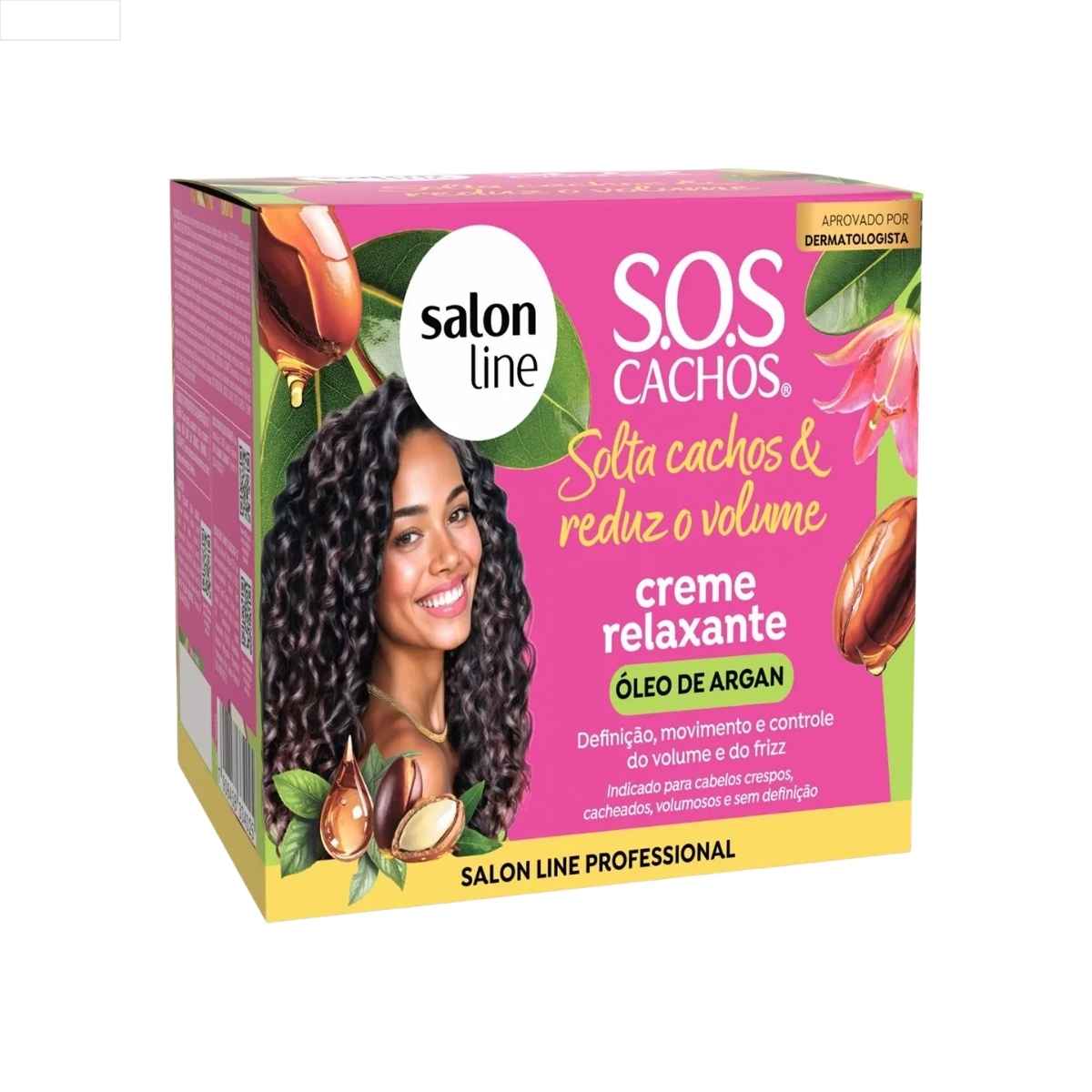 CREME RELAX SOLTA CACHOS & REDUZ O VOLUME OLEO DE ARGAN 200GR