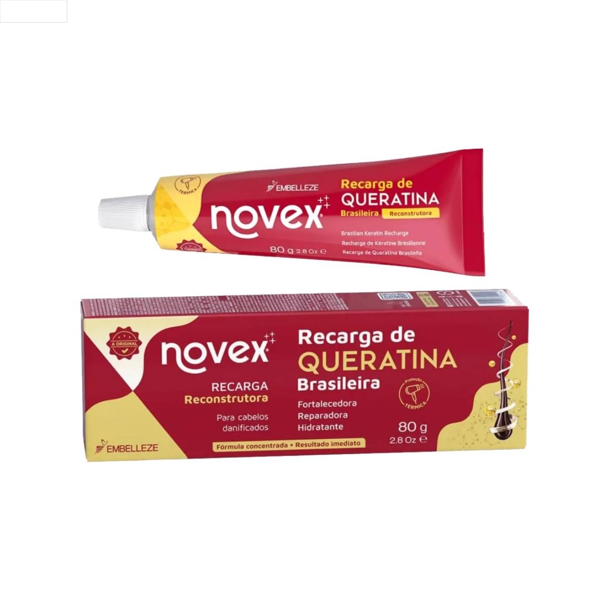 CREME DE TRATAMENTO NOVEX RECARGA DE QUERATINA