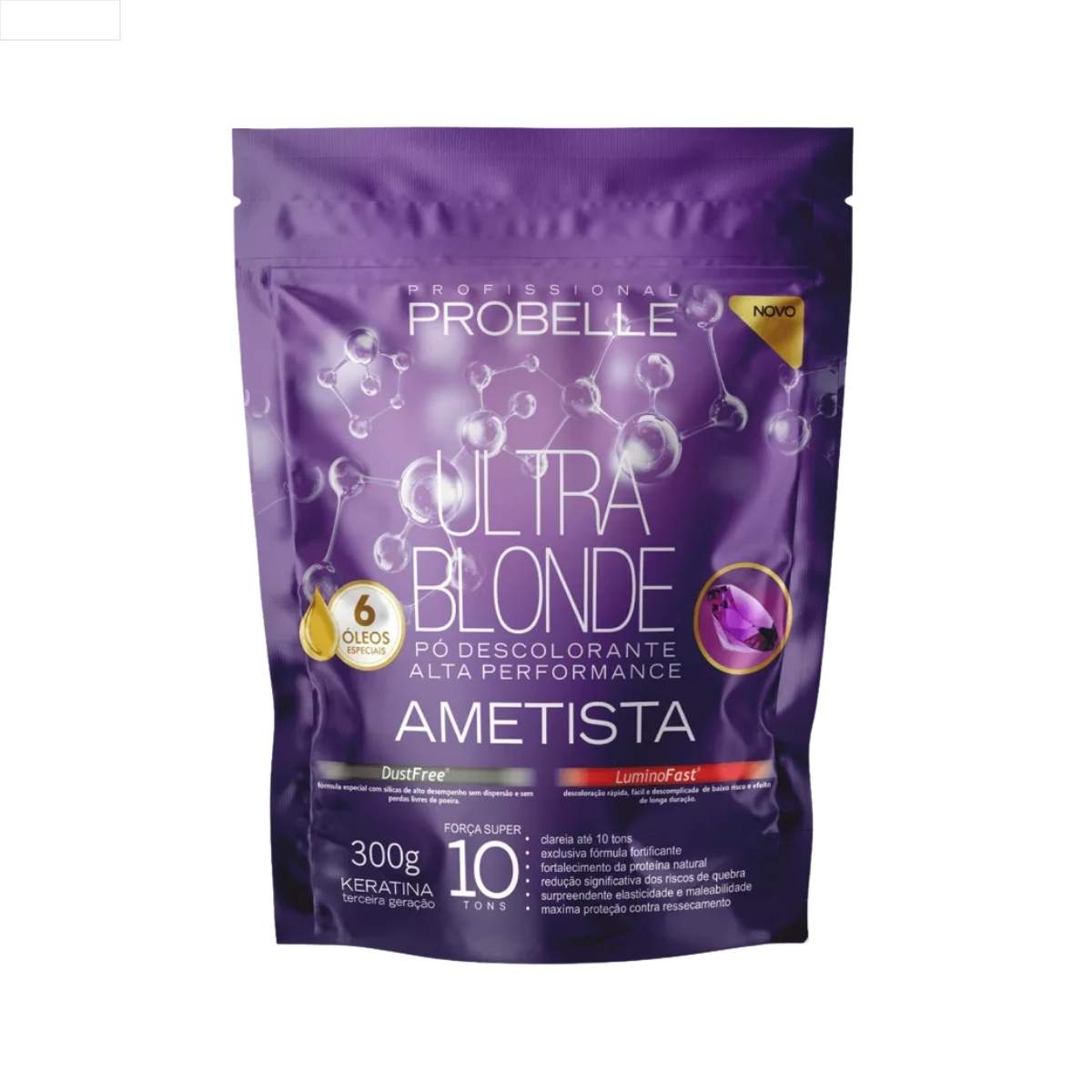 PO DESCOLORANTE ULTRA BLONDE AMETISTA 300G STAND POUCH