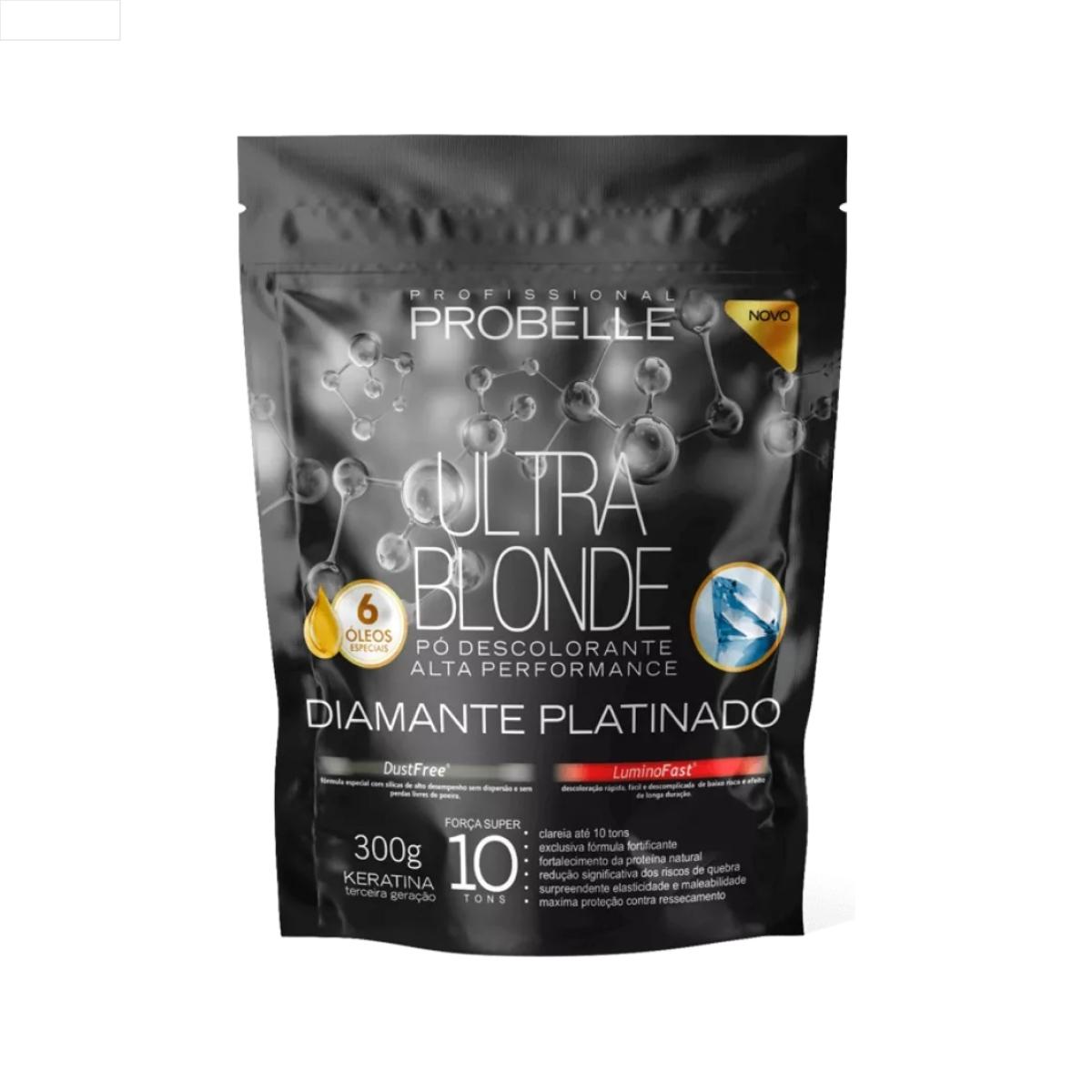 PO DESCOLORANTE ULTRA BLONDE DIAMANTE 300G STAND POUCH