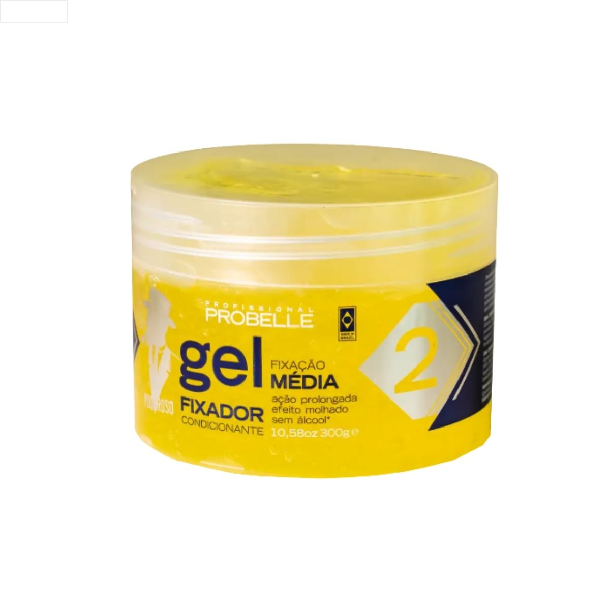 GEL FIXAÇÃO MÉDIA PODEROSO PROBELLE FOR MAN N°2 300G