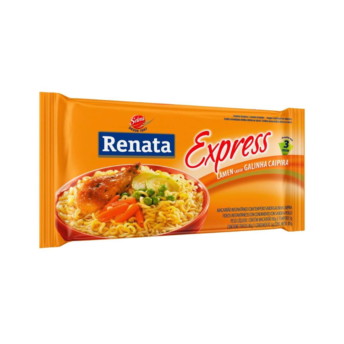 MACARRÃO INST RENATA EXPRESS GALINHA CAIPIRA 70G