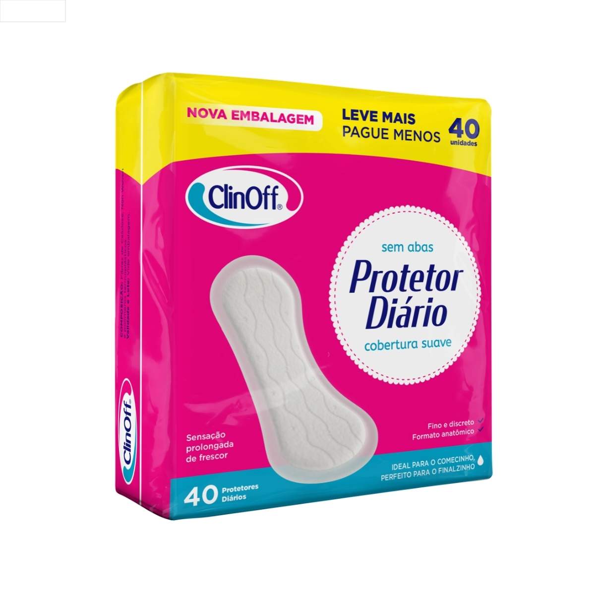 PROTETOR DIARIO CLINOFF 24X40UN