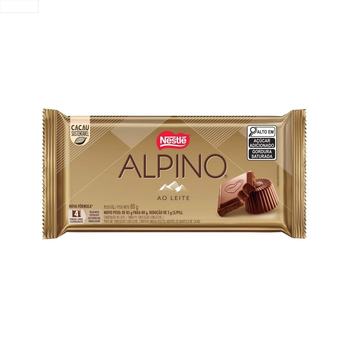 ALPINO CHOCOLATE 4(16X80G) BR