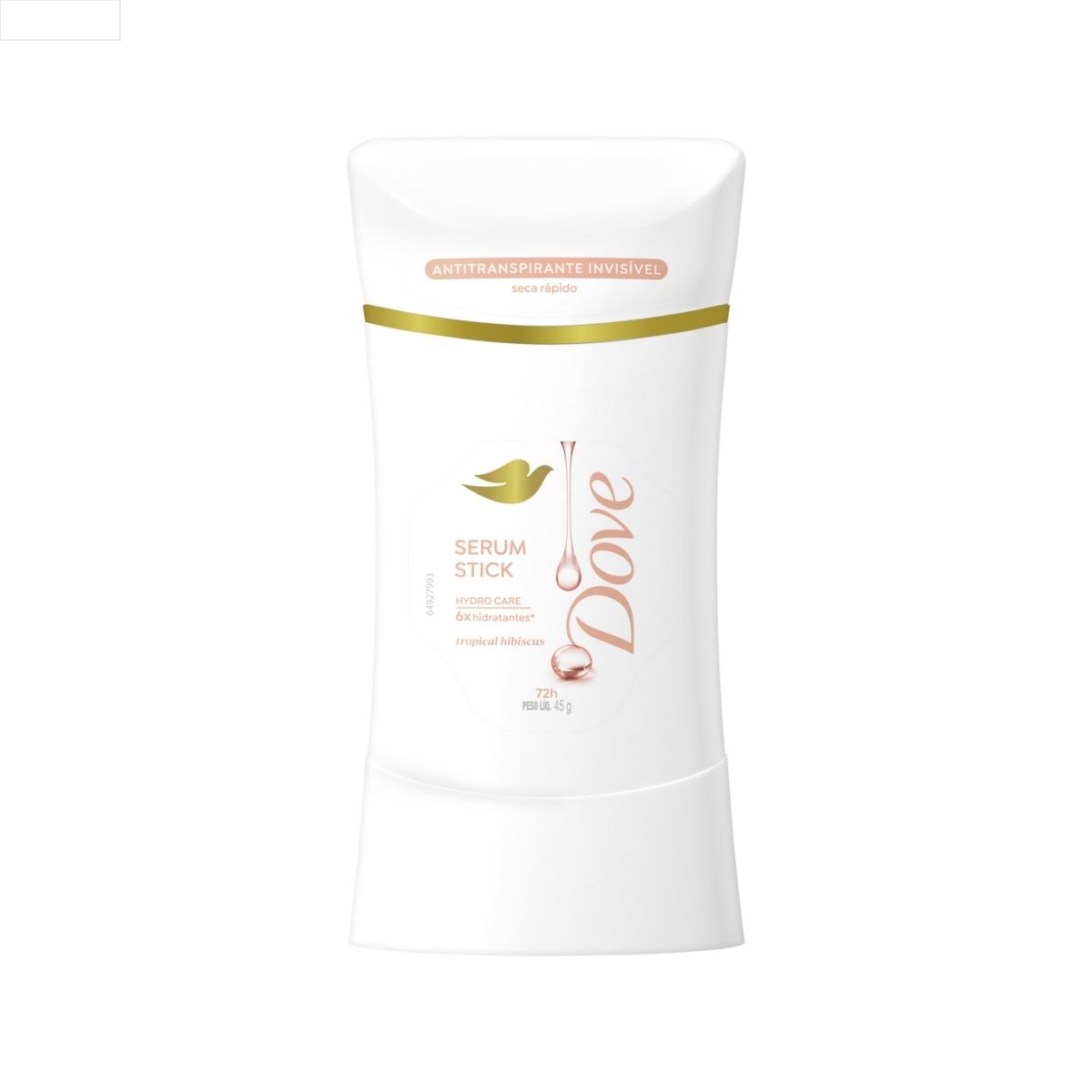 ANTITRANSPIRANTE STICK SÉRUM TROPICAL HIBISCUS DOVE INVISÍVEL 45G