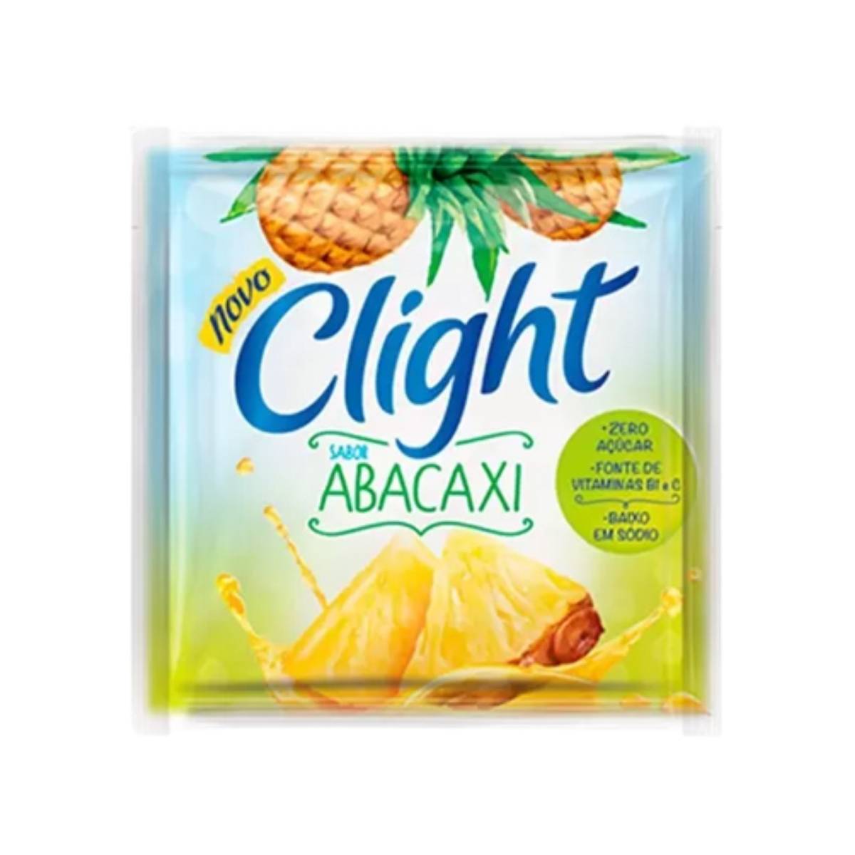 REFRESCO EM PÓ CLIGHT ABACAXI 8G DISPLAY C/15 UNIDADES