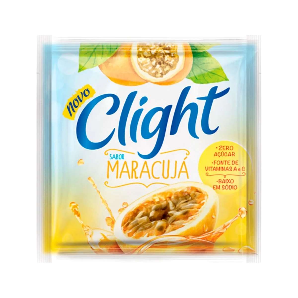 REFRESCO EM PÓ CLIGHT MARACUJÁ 8G DISPLAY C/15 UNIDADES