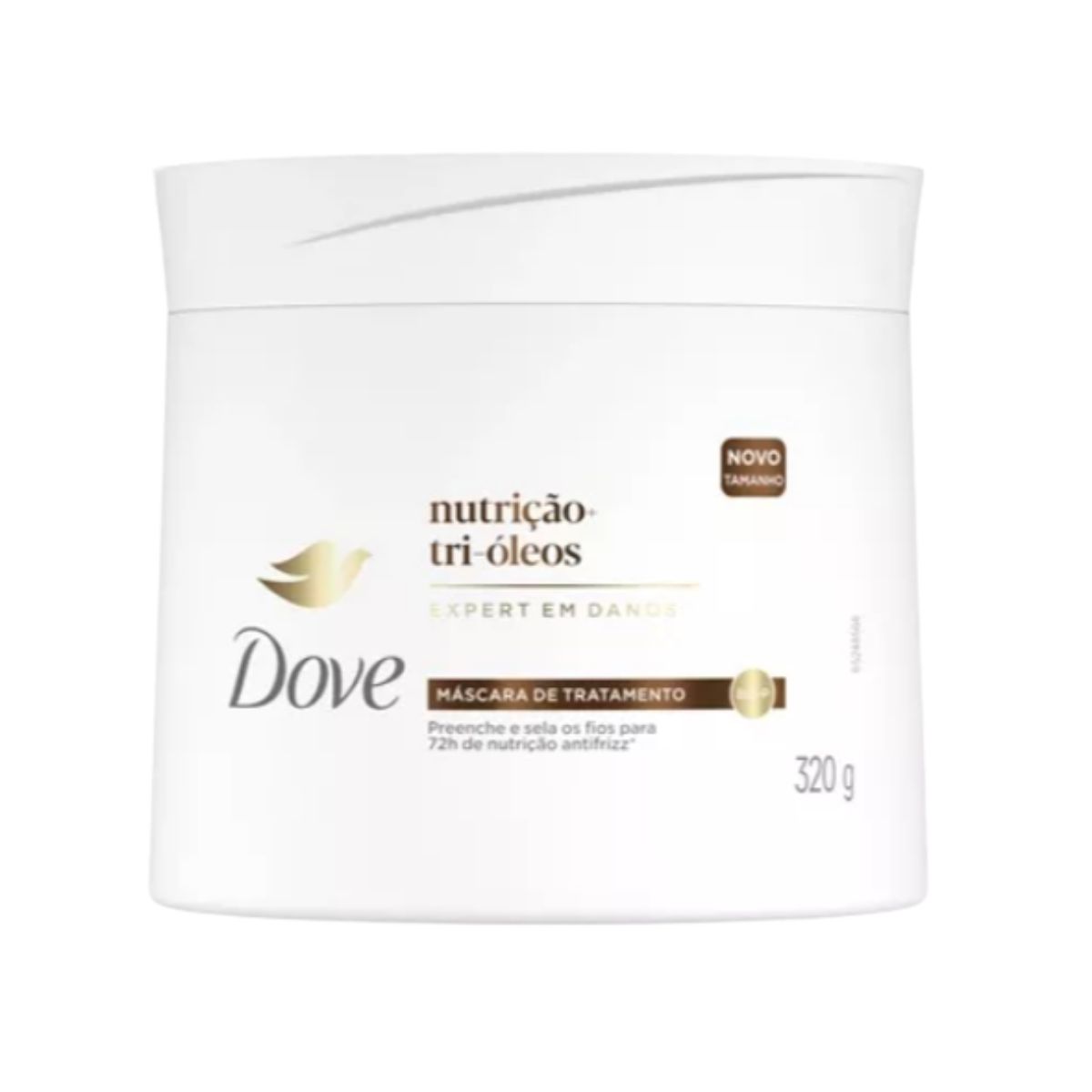 MÁSCARA DE TRATAMENTO DOVE NUTRIÇÃO + TRI-ÓLEOS POTE 320G