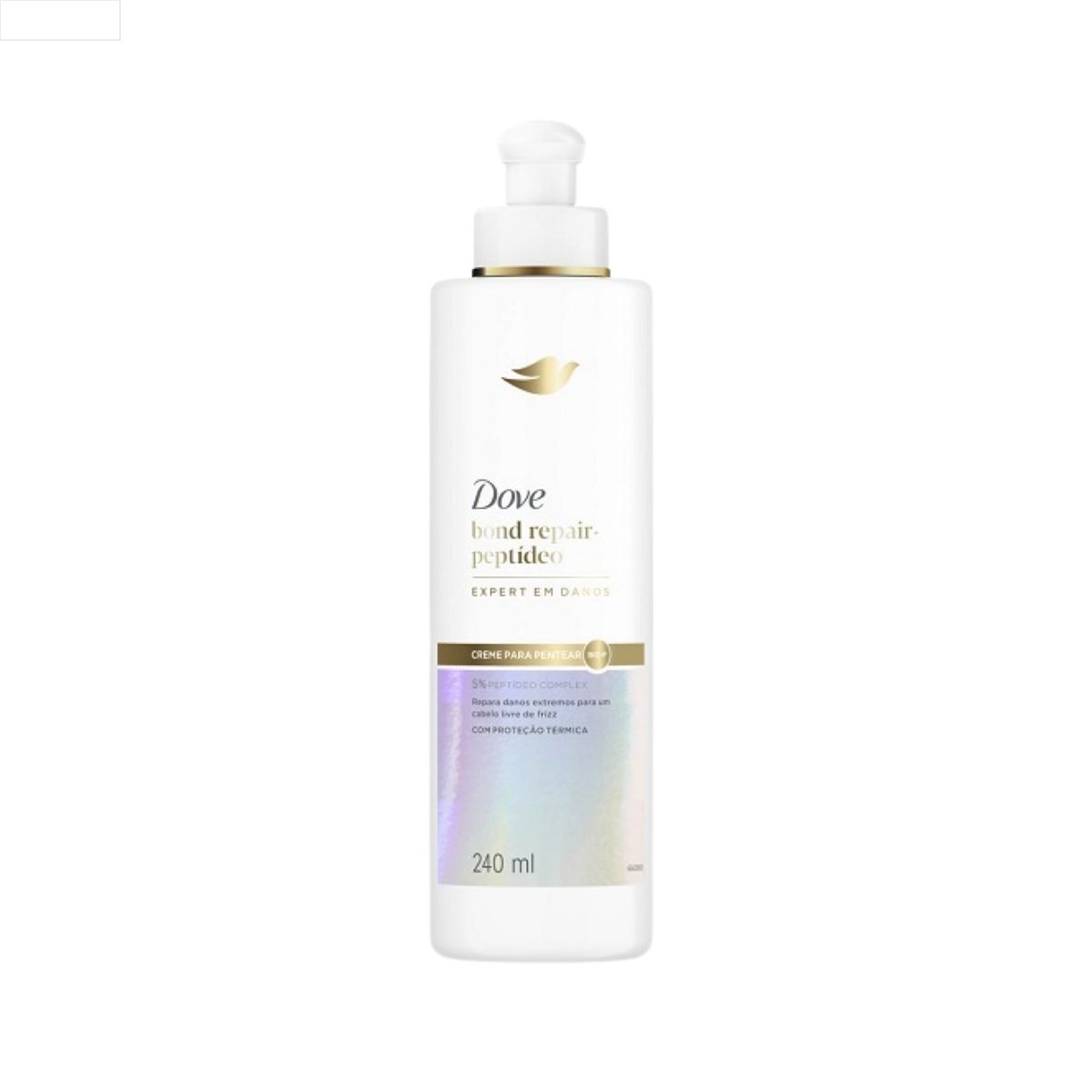 CREME PARA PENTEAR DOVE BOND REPAIR + PEPTÍDEO FRASCO 240ML