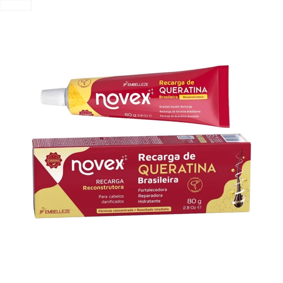 CREME DE TRATAMENTO NOVEX RECARGA DE QUERATINA