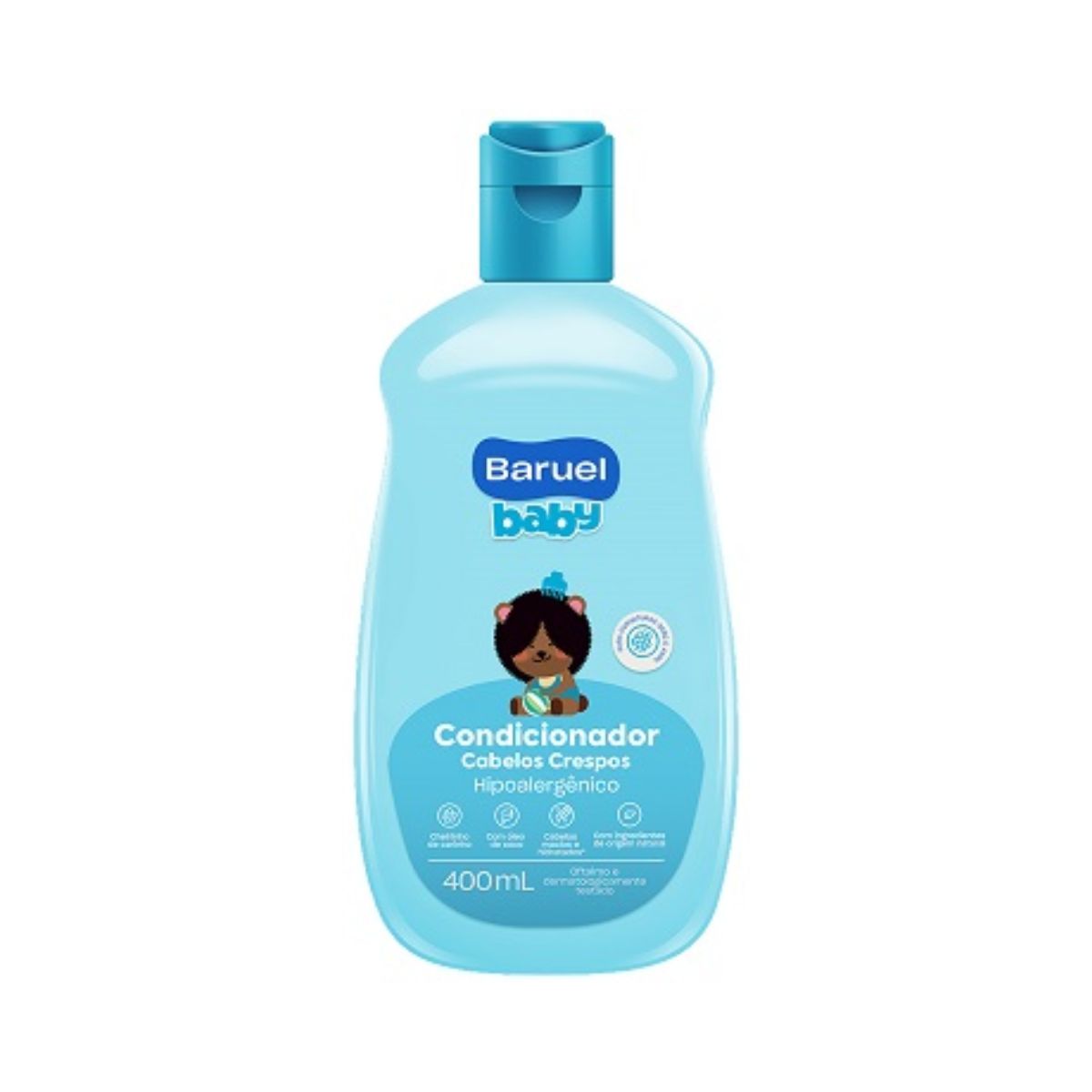 CONDICION CABELOS CRESPOS BARUEL BABY 400ML CX 12