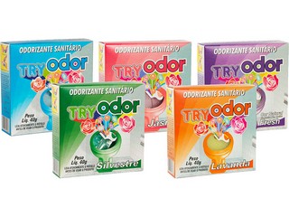 DESINFETANTE SANITÁRIO TRY ODOR PEDRA SORTIDO