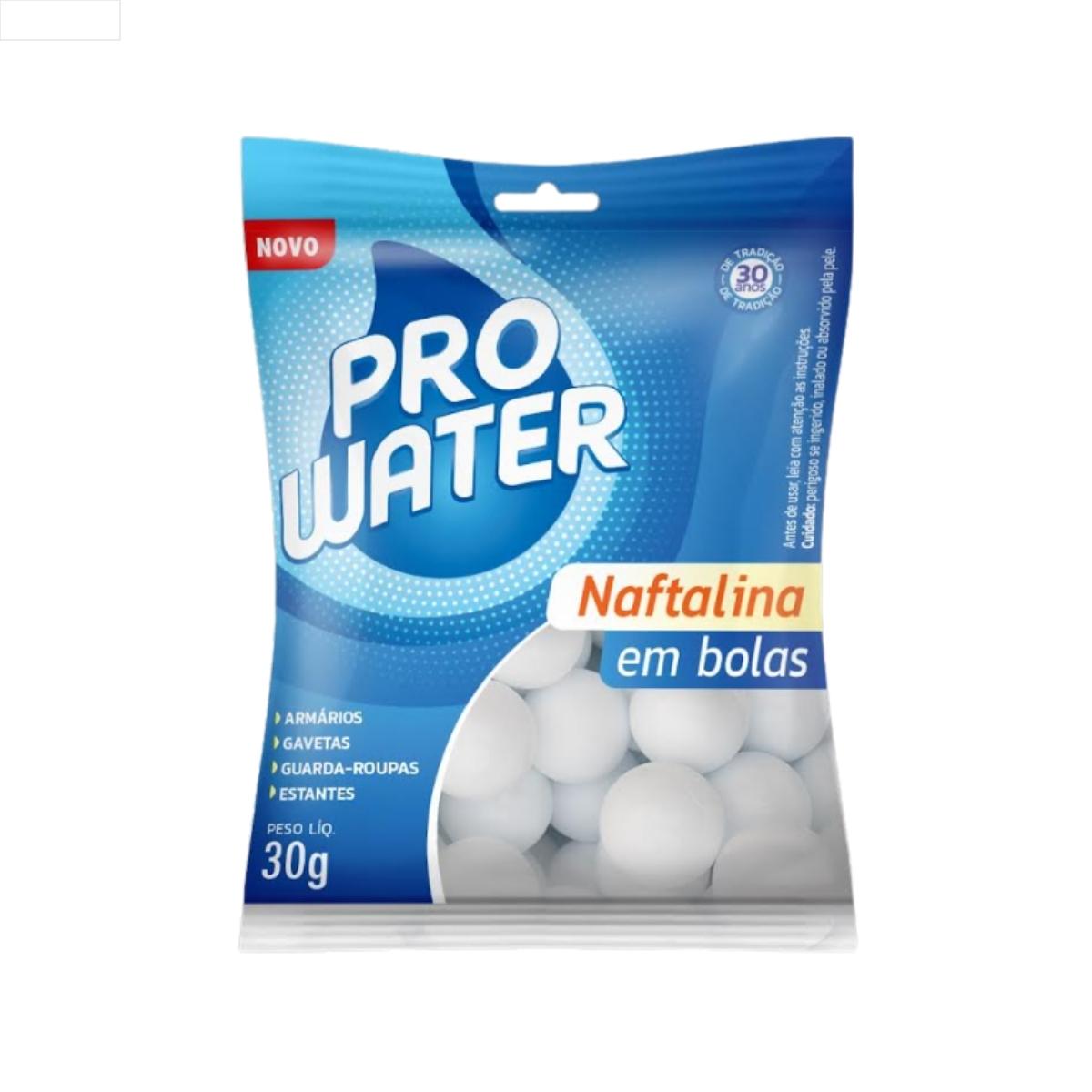 NAFTALINA PROWATER CX C/ 30G X 144 UN