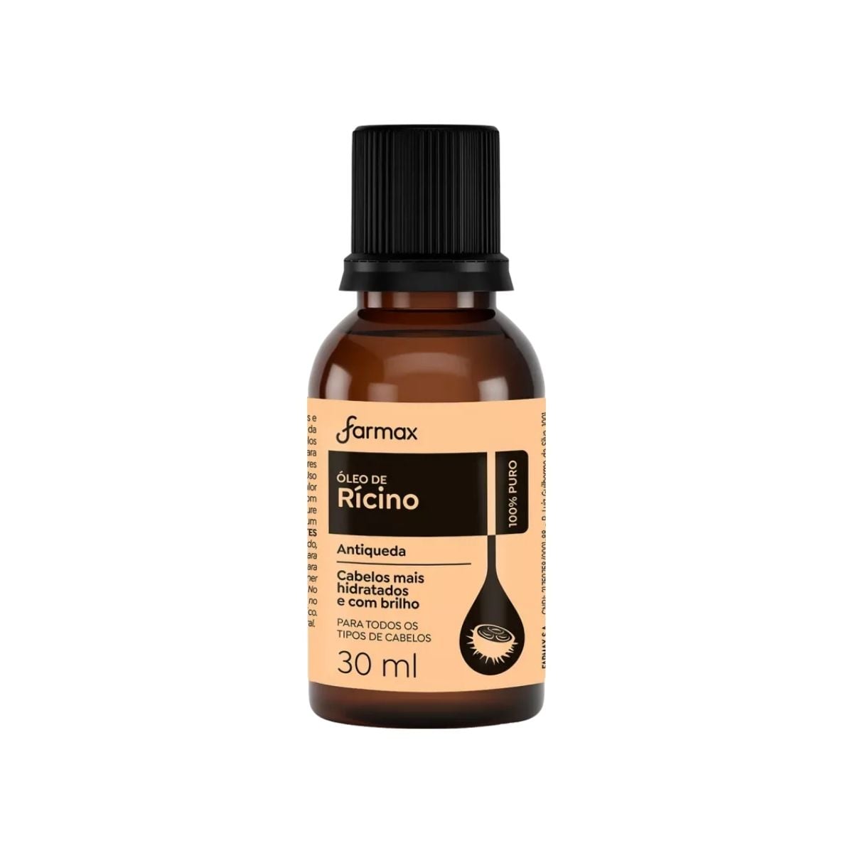 ÓLEO CAPILAR FARMAX RÍCINO PURO 30ML (48)