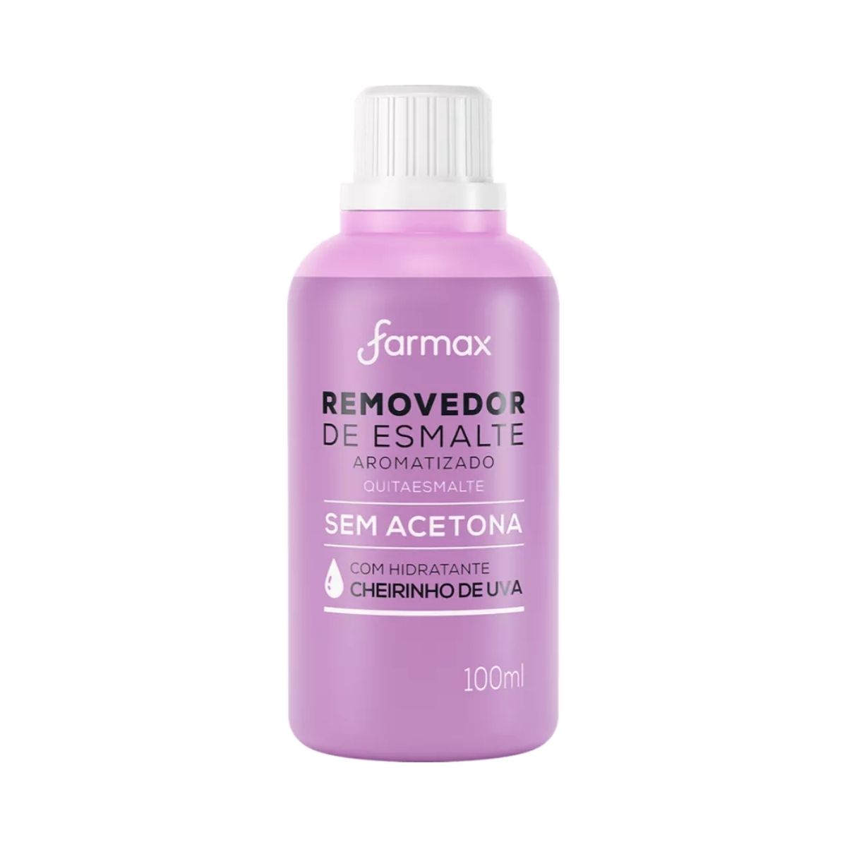 REMOVEDOR DE ESMALTE FARMAX SEM ACETONA 100ML (144)
