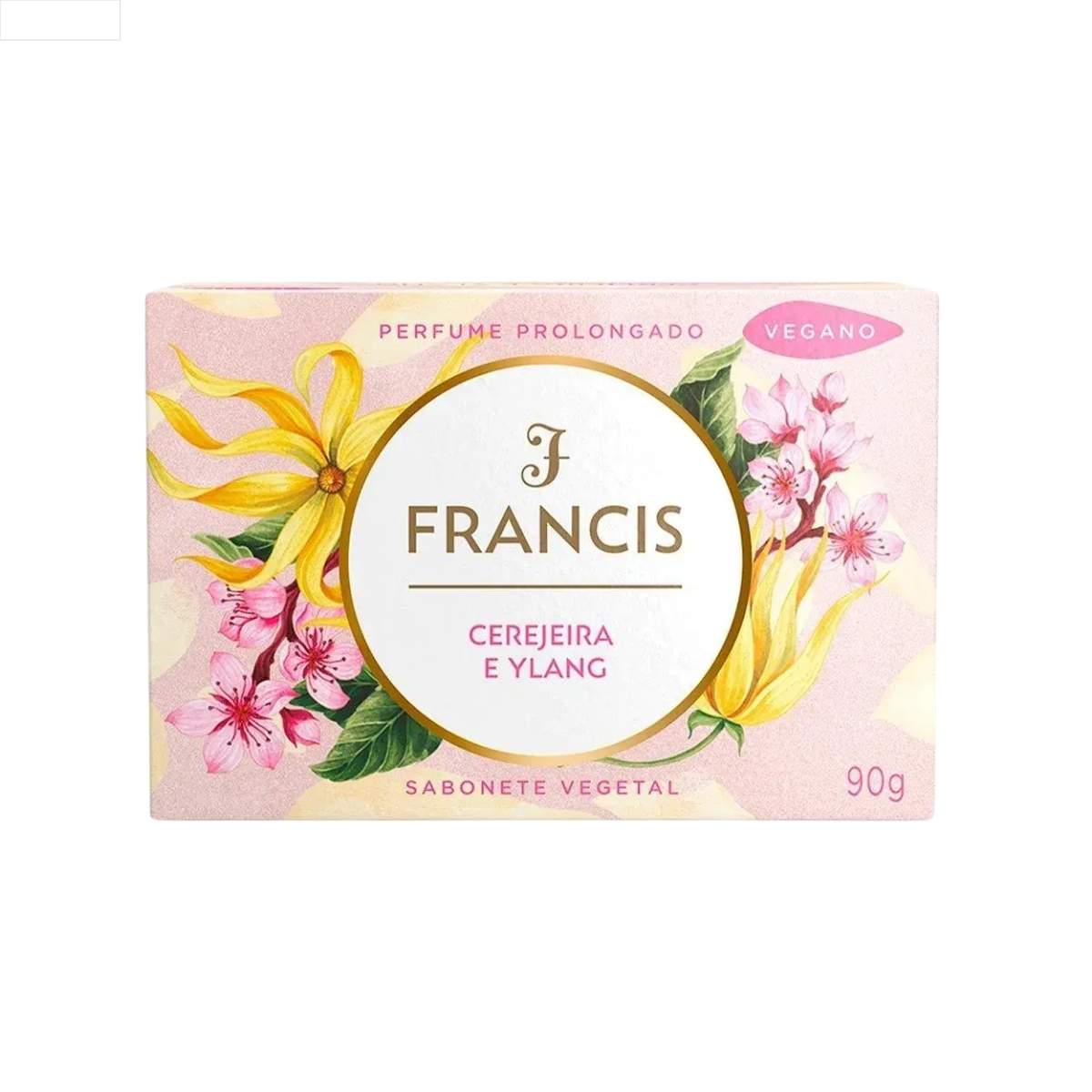 SABONETE EM BARRA FRANCIS CLÁSSICO ROSA 90G