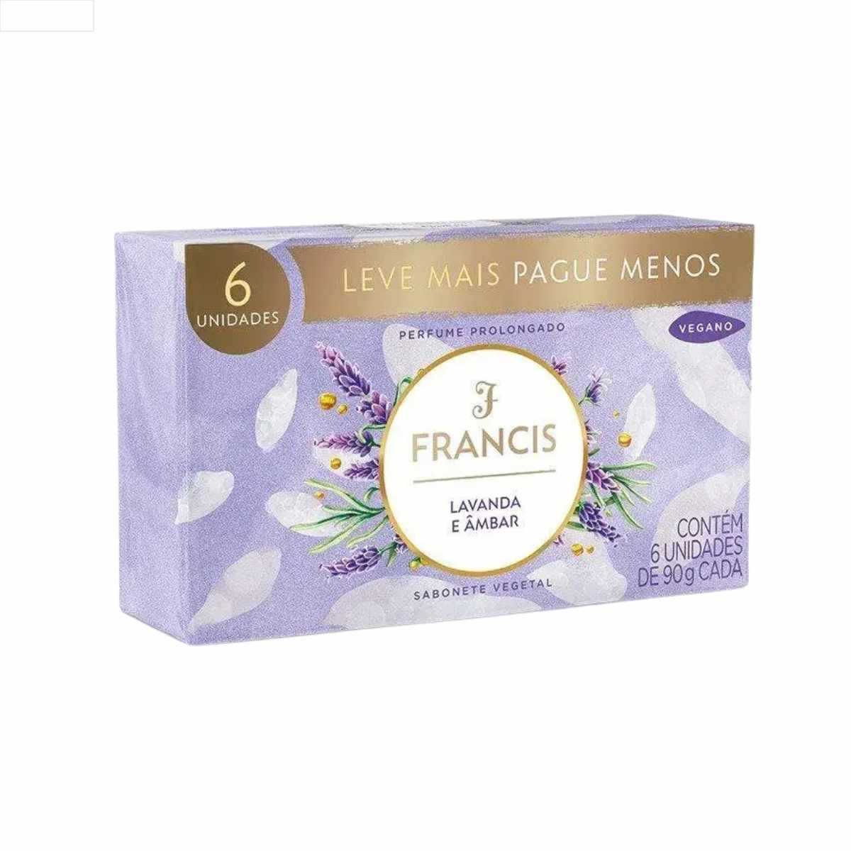 PROMOPACK SAB BARRA FRANCIS CLASSICO LILÁS 6X90G