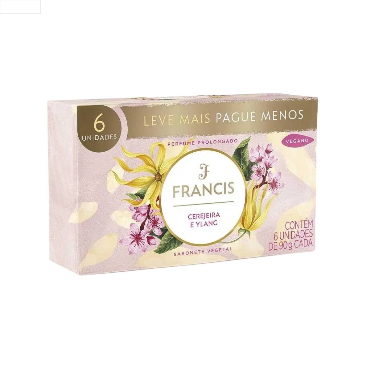 PROMOPACK SAB BARRA FRANCIS CLASSICO ROSA 6X90G