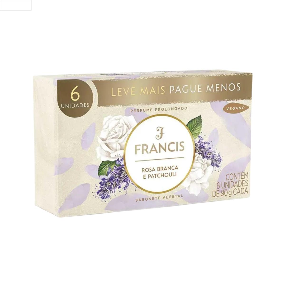 PROMOPACK SAB BARRA FRANCIS CLASSICO BRANCO 6X90G