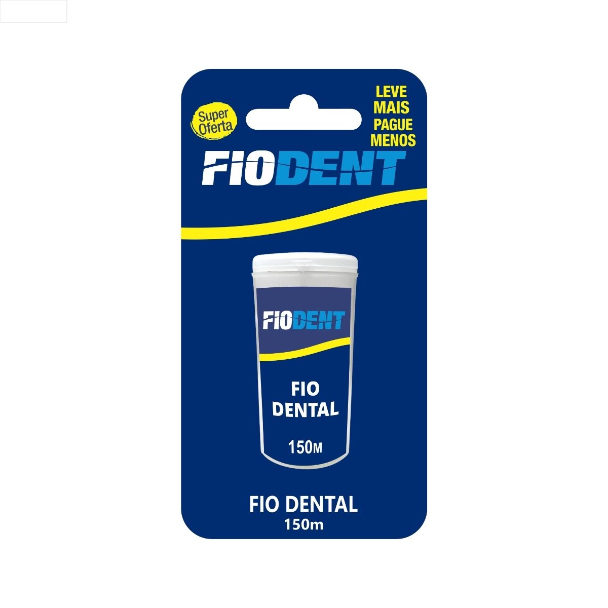 FIO DENTAL FIODENT LEVE 150 M PAGUE 100 M BLISTER CX/48