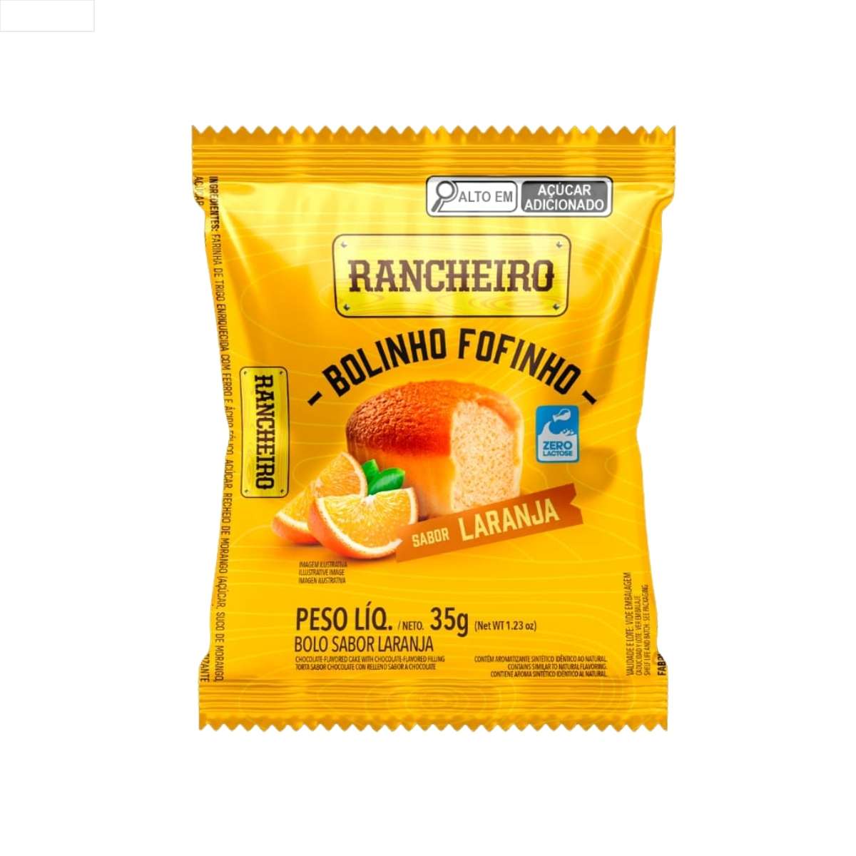 BOLINHO LARANJA SEM RECHEIO 6X560G