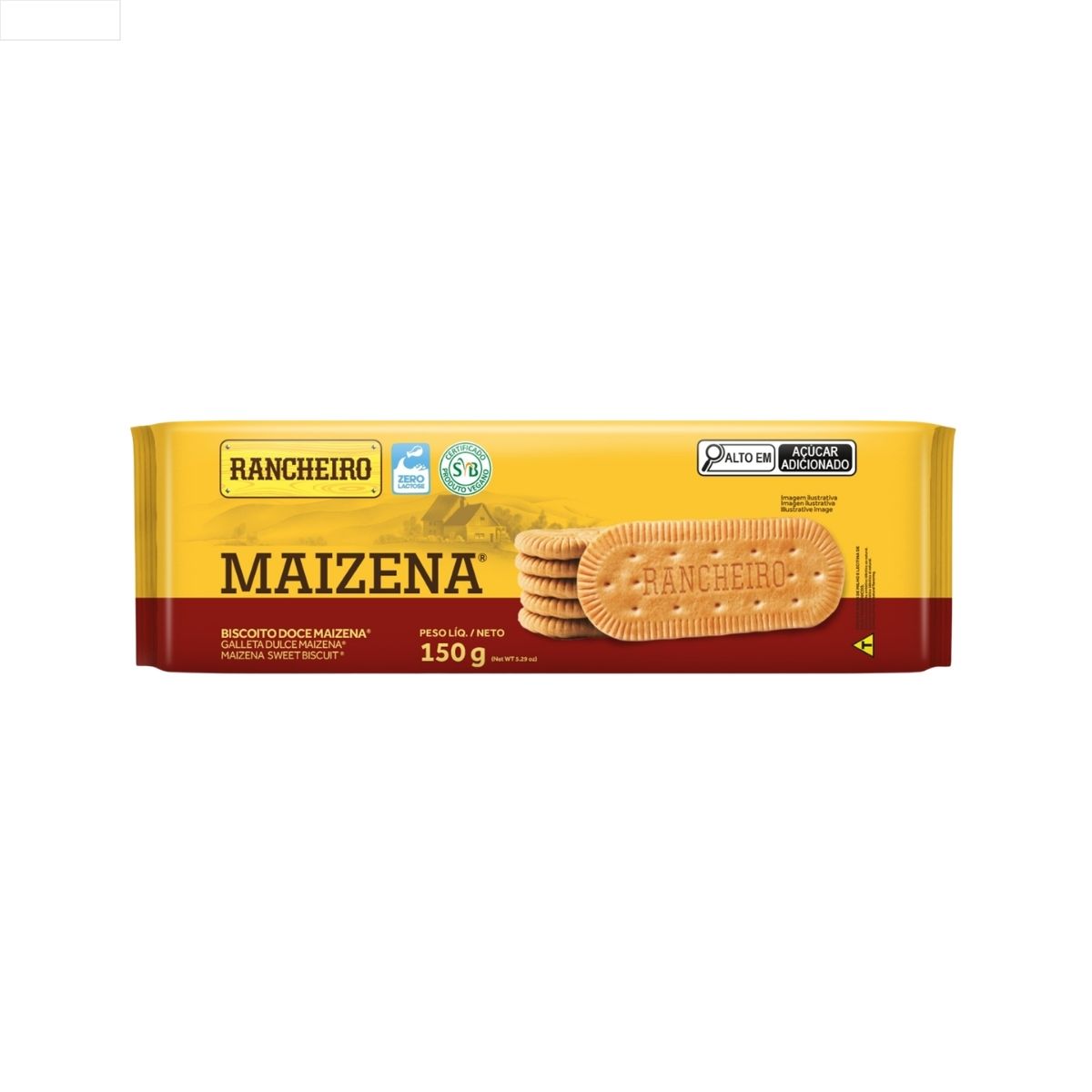 BISCOITO MAIZENA RANCHEIRO 54X150G