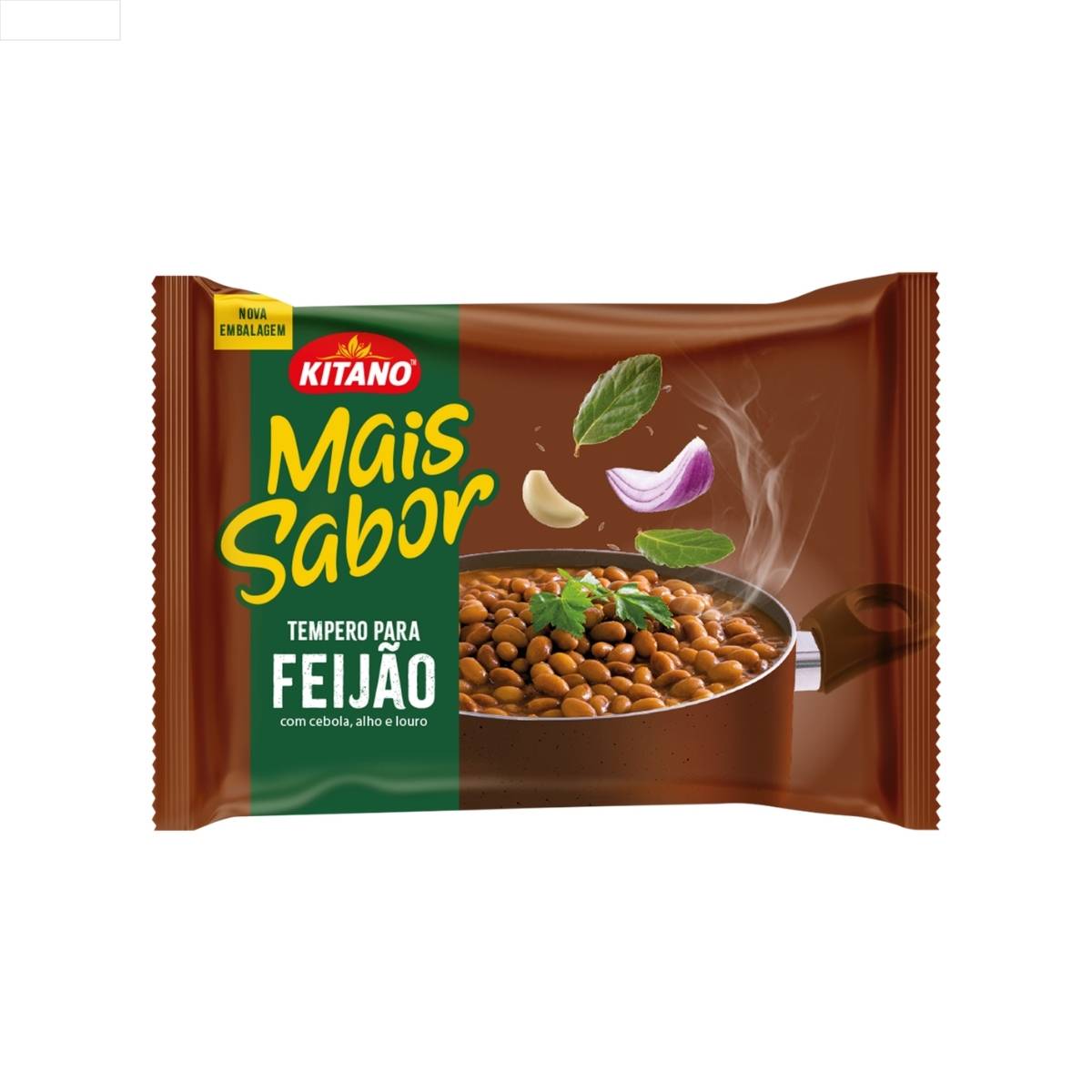 TEMPERO PÓ PARA FEIJÃO KITANO MAIS SABOR PACOTE 60G 12 UNIDADES