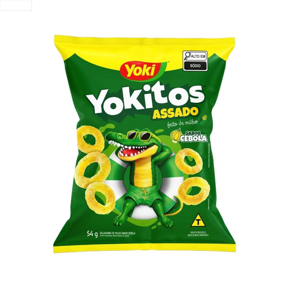 SALGADINHO DE MILHO ANEL CEBOLA YOKI YOKITOS PACOTE 54G