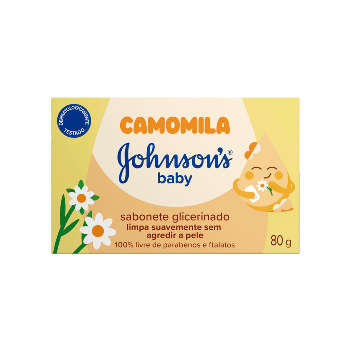 SABONETE BARRA CAMOMILA JOHNSON S BABY CAIXA 80G