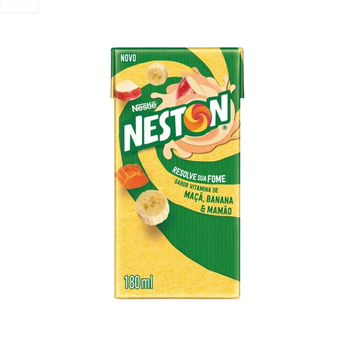BEBIDA LÁCTEA NESTON MAÇÃ, BANANA & MAMÃO 180ML (27)