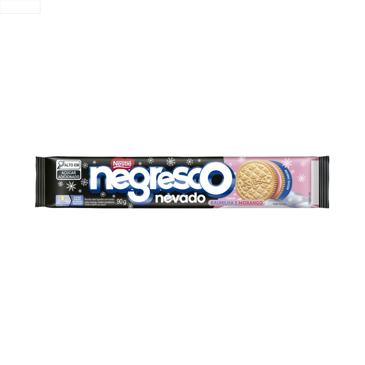 BISCOITO NEGRESCO NEVADO MORANGO 90G (66)