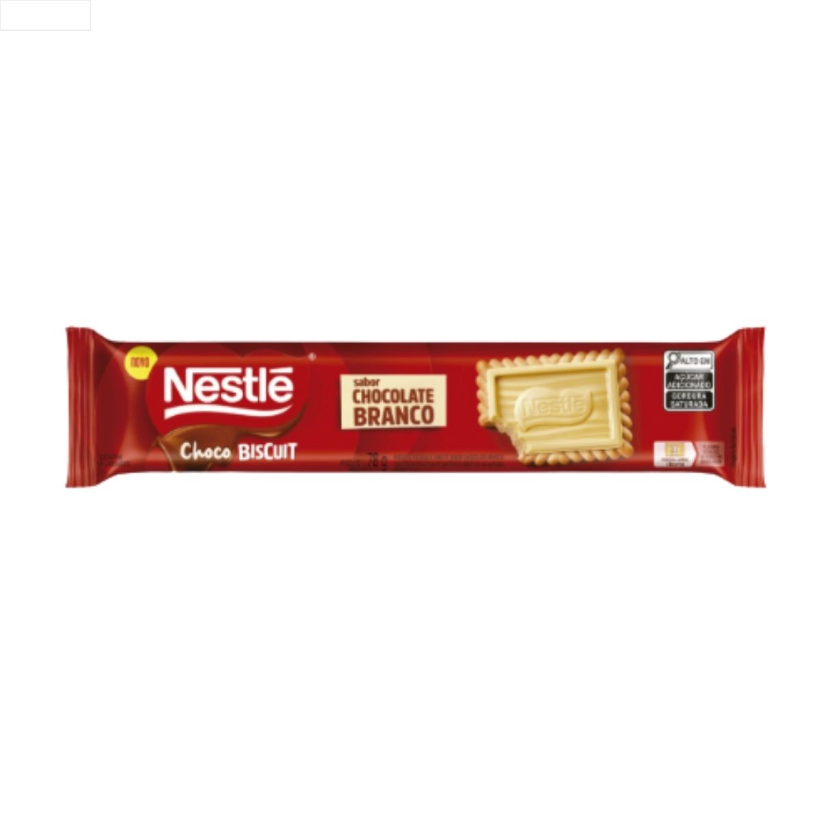 BISCOITO NESTLÉ CHOCOBISCUIT CHOCOLATE BRANCO 78G (30)