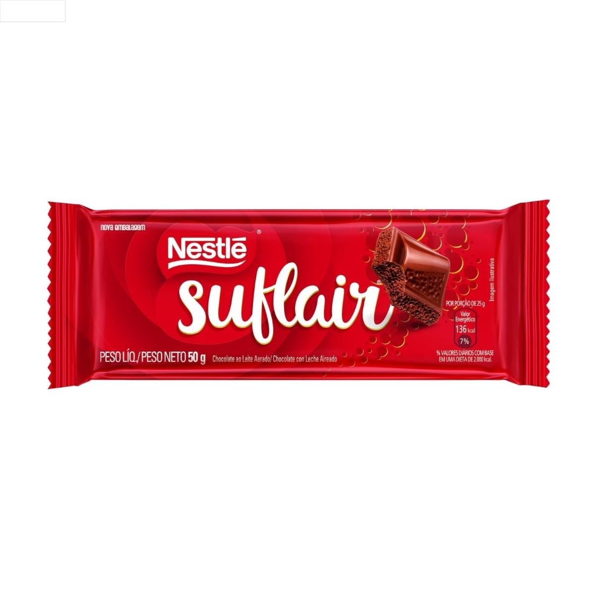 CHOCOLATE SUFLAIR AO LEITE 50G 20UN (12)