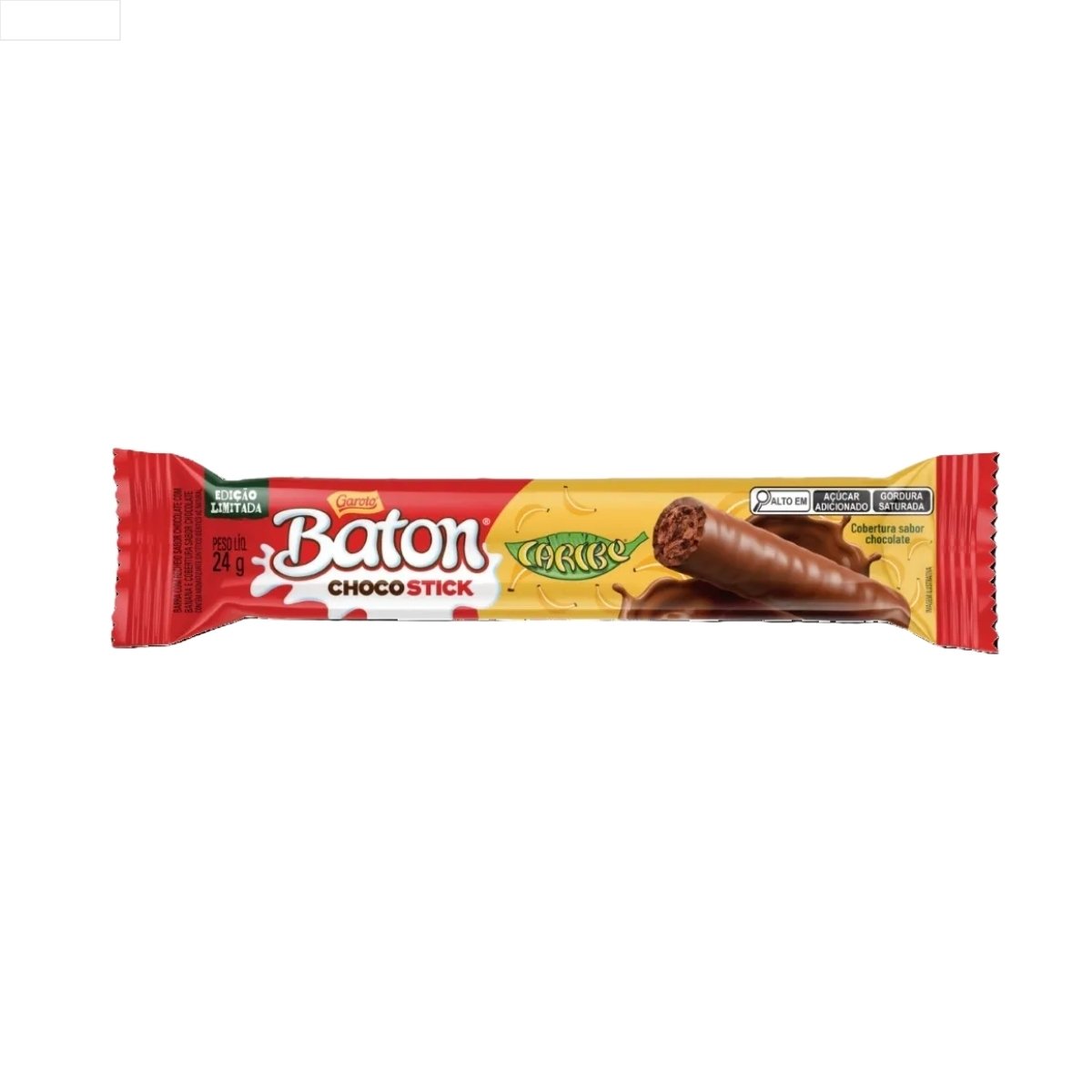 CHOCOLATE CHOCOSTICK BATON CARIBE 26G 12UN (12)