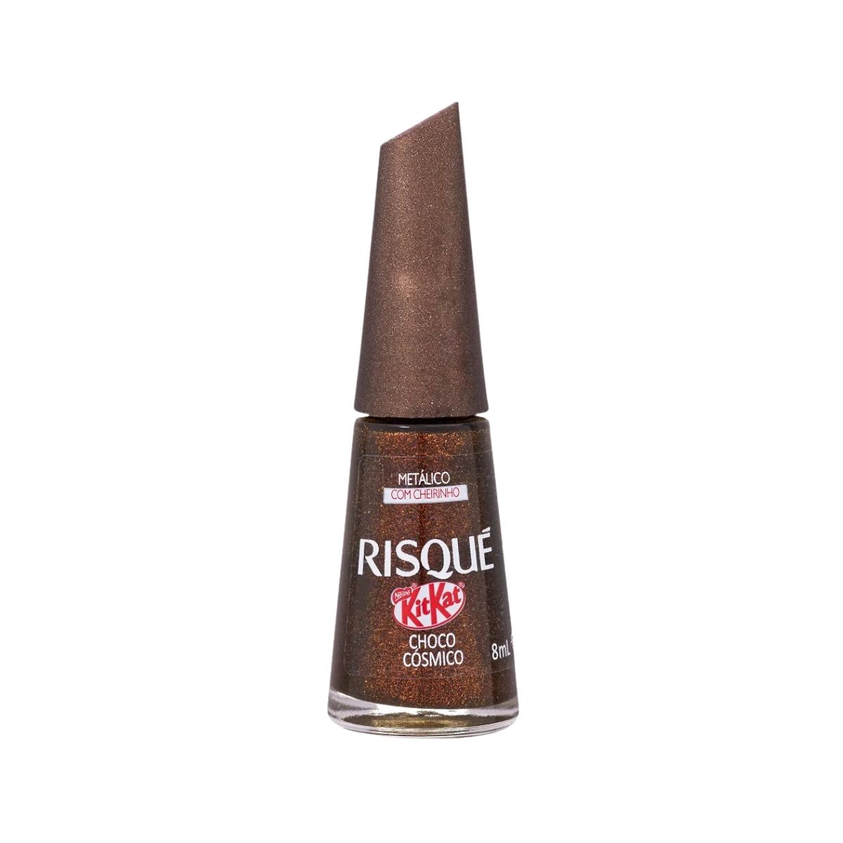 ESMALTE RISQUÉ KITKAT METÁLICO CHOCO CÓSMICO 8ML (144)
