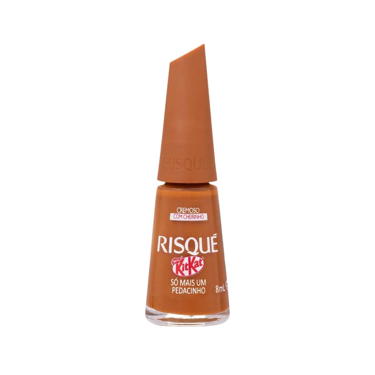 ESMALTE RISQUÉ KITKAT CREMOSO SÓ MAIS UM PEDAÇO 8ML (144)
