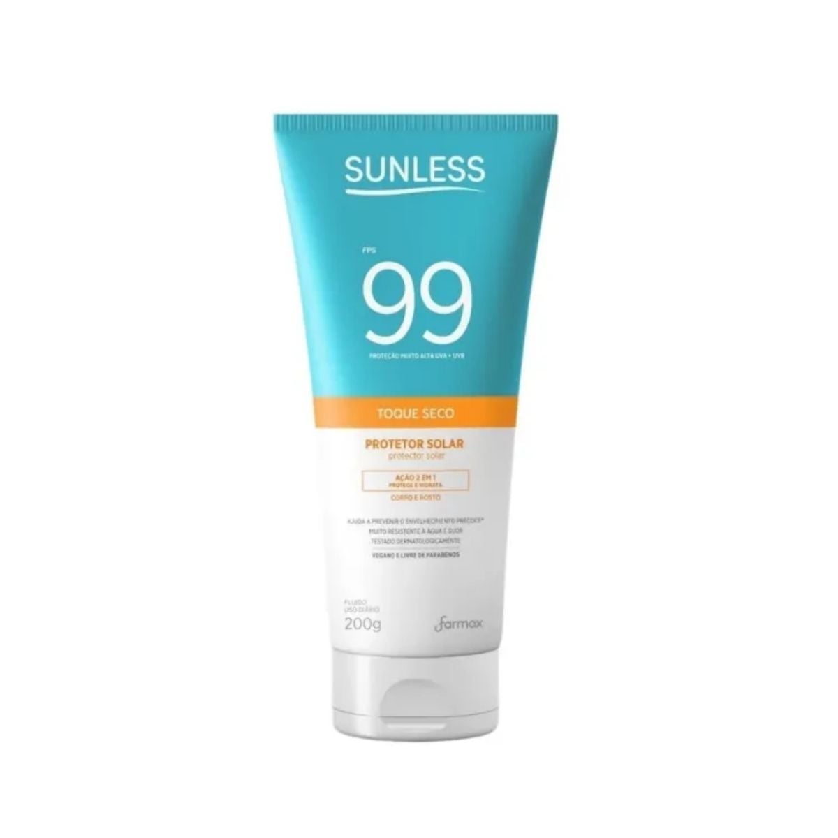 PROTETOR SOLAR SUNLESS 200G FPS 99 TOQUE SECO (12)