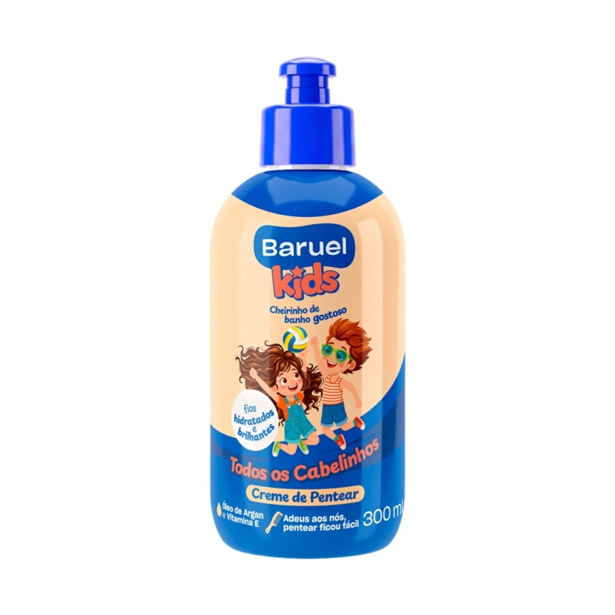 CREME PARA PENTEAR BARUEL KIDS TODOS OS CABELINHOS 300ML (12)