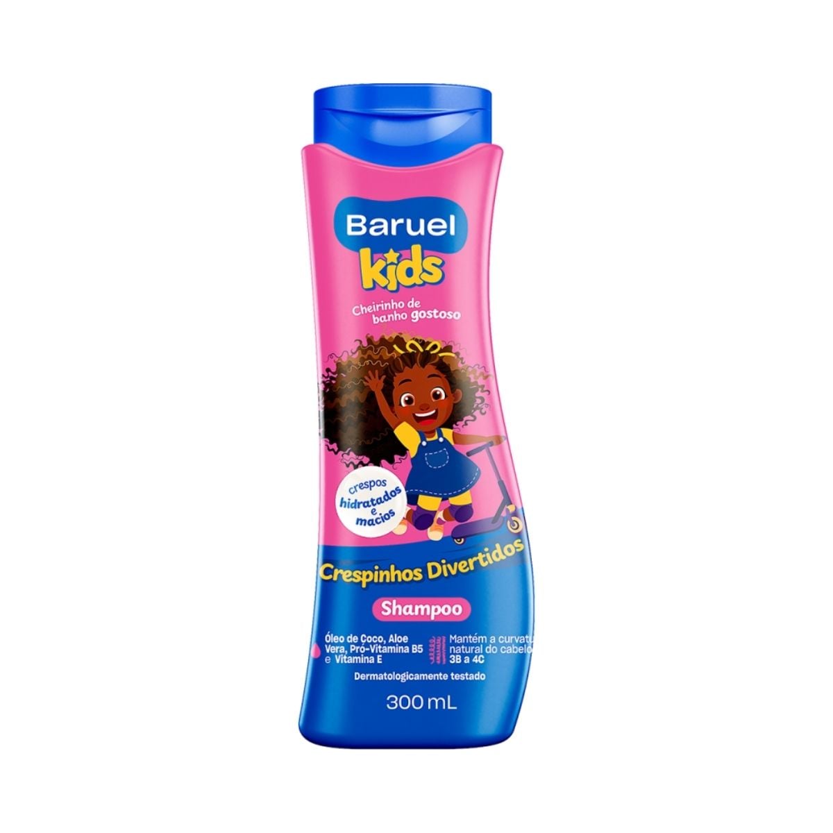 SHAMPOO BARUEL KIDS CRESPINHOS DIVERTIDOS 300ML (12)