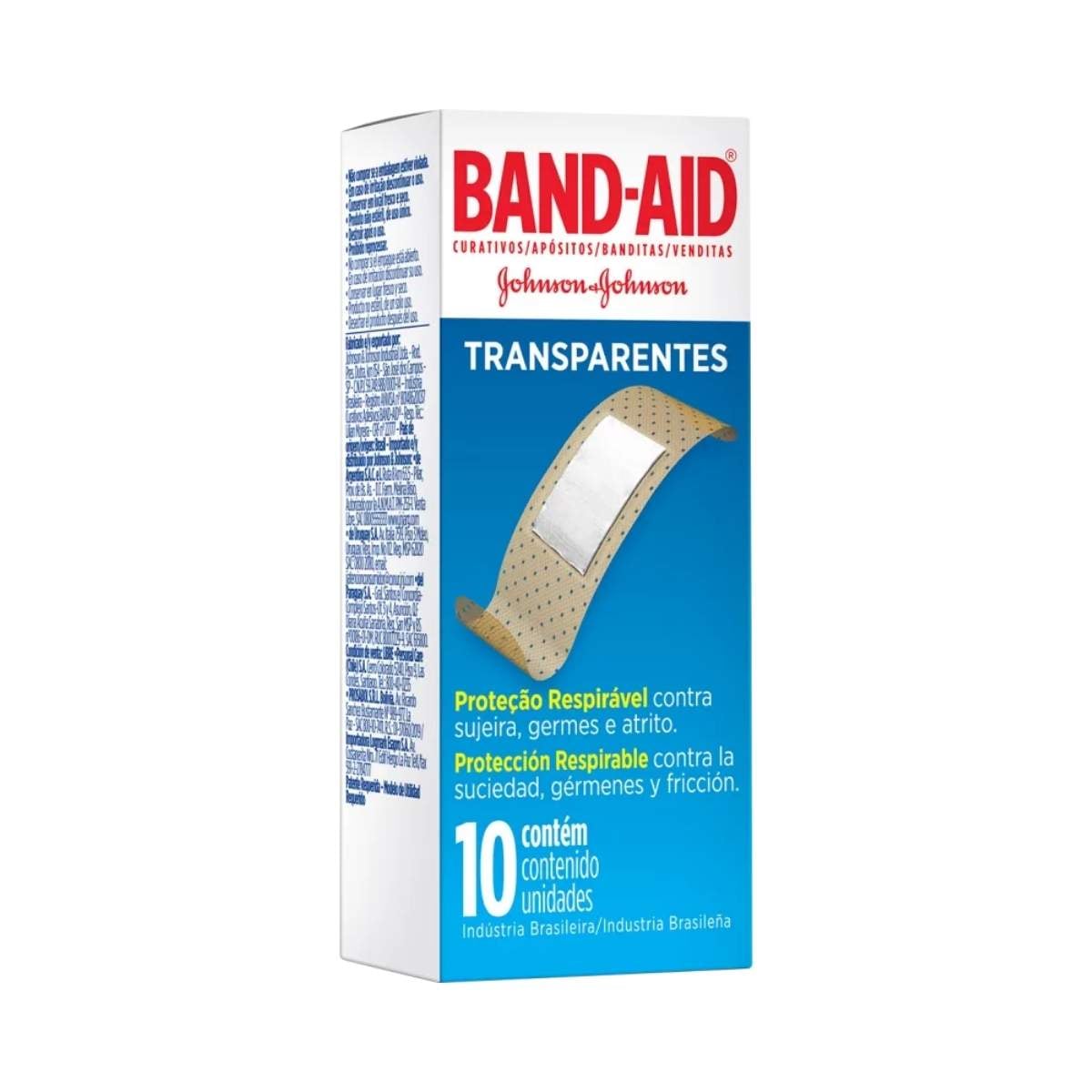 CURATIVO TRANSPARENTE BAND AID C/10